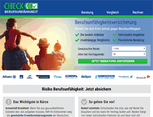 Tablet Screenshot of check-berufsunfaehigkeit.de